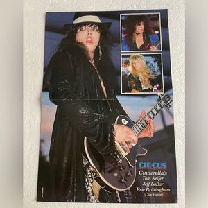 Vintage Cinderella’s Tom Keifer centerfold pinup
